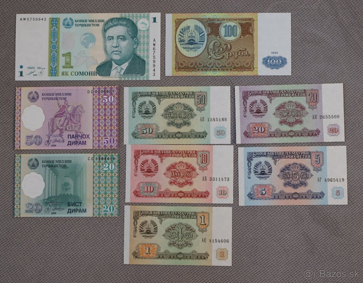 Unc bankovky (zostava č.28) - 2