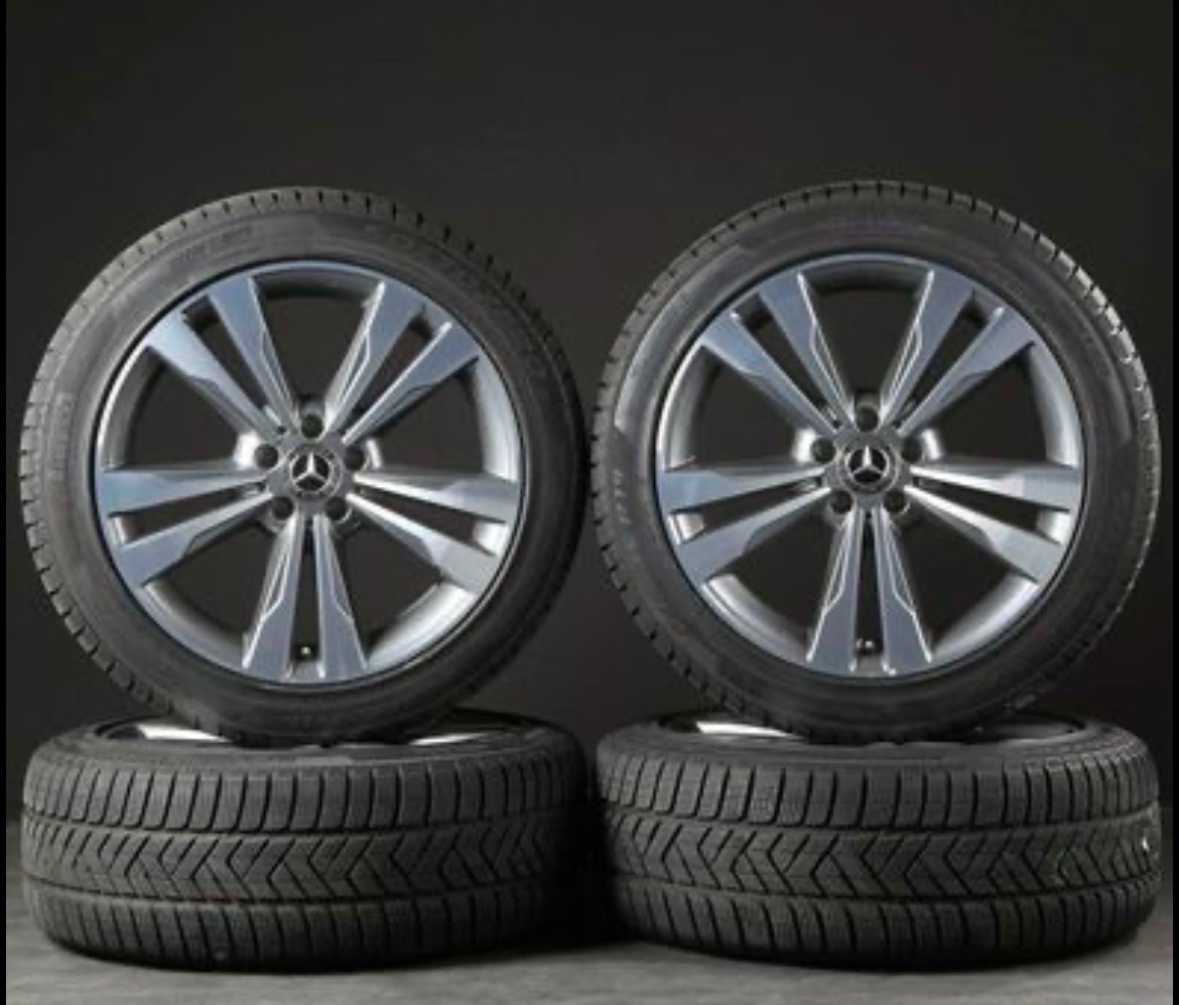 Predám kolesa Mercedes S W222 R19 245/45 a 275/40 19 - 2