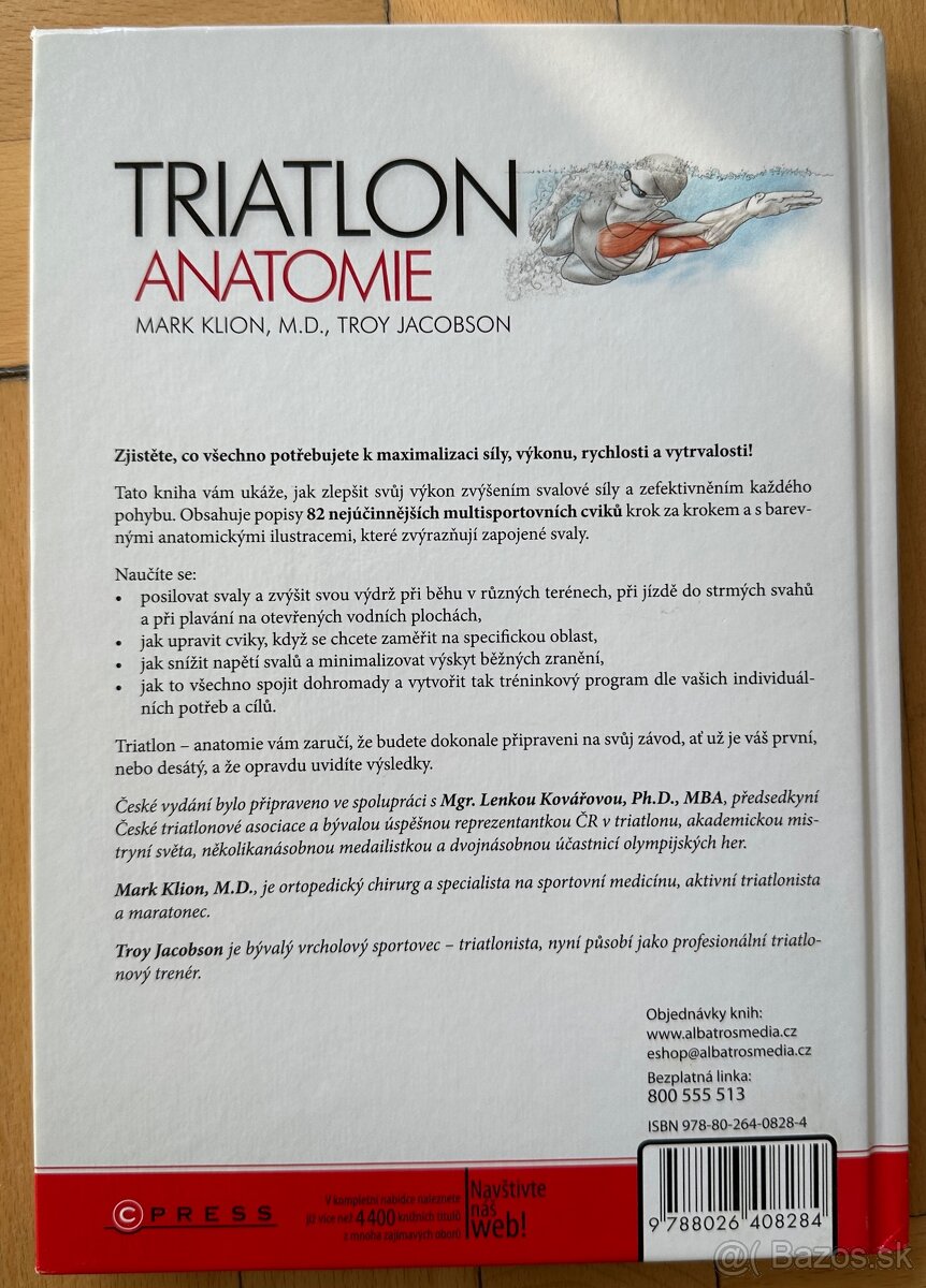 KNIHA TRIATLON - anatomie Mark Klion, Troy Jacobson - 2