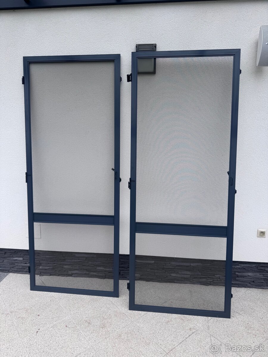 Hlinikove sietky na balkonove dvere (dverové) - 2