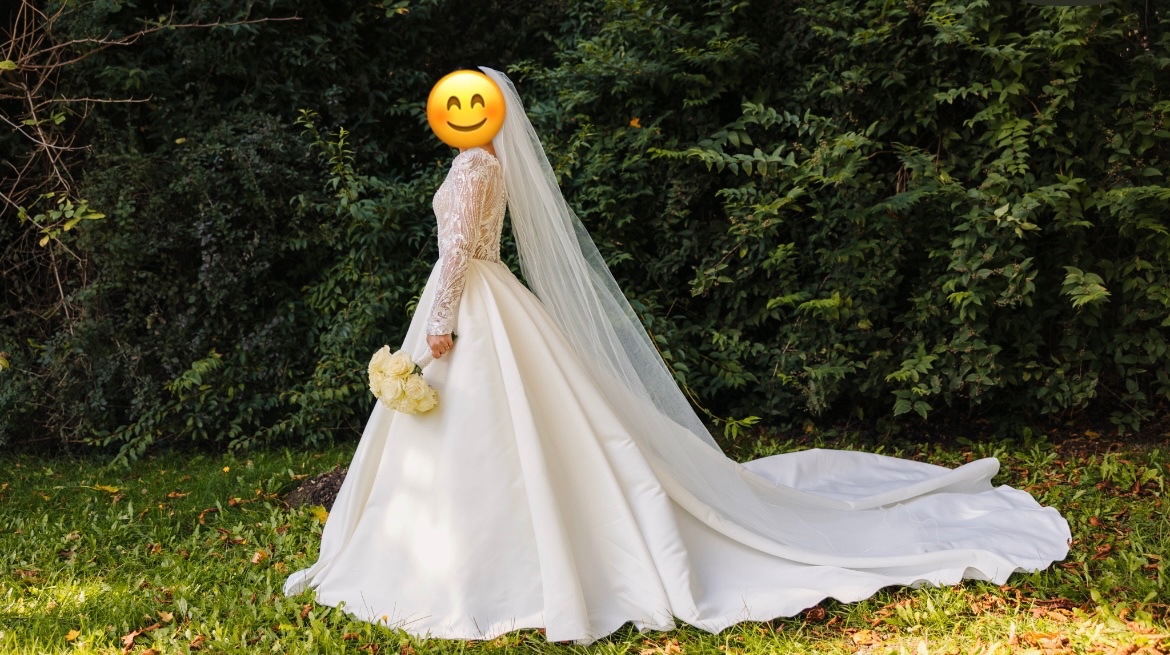 Svadobné šaty s vlečkou - 2