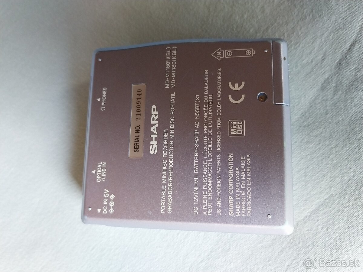 MD disc rekordér SHARP - 2