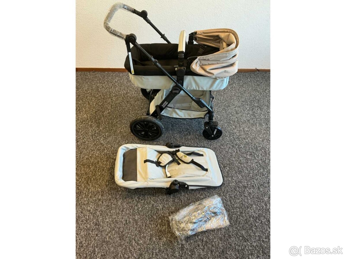 Predám nový kombinovaný kočík Bumble and Bee 2v1 – hlboká va - 2