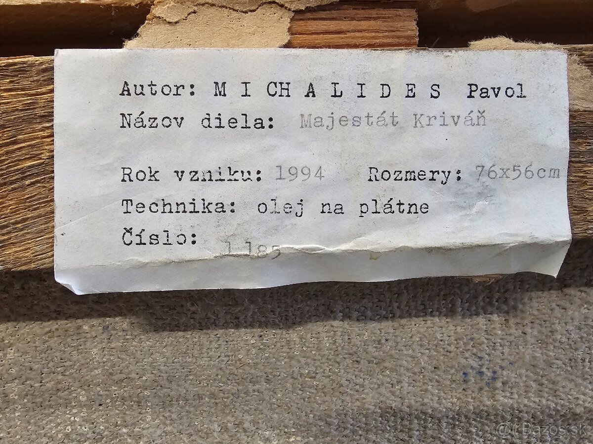 Obraz starozitny - 2