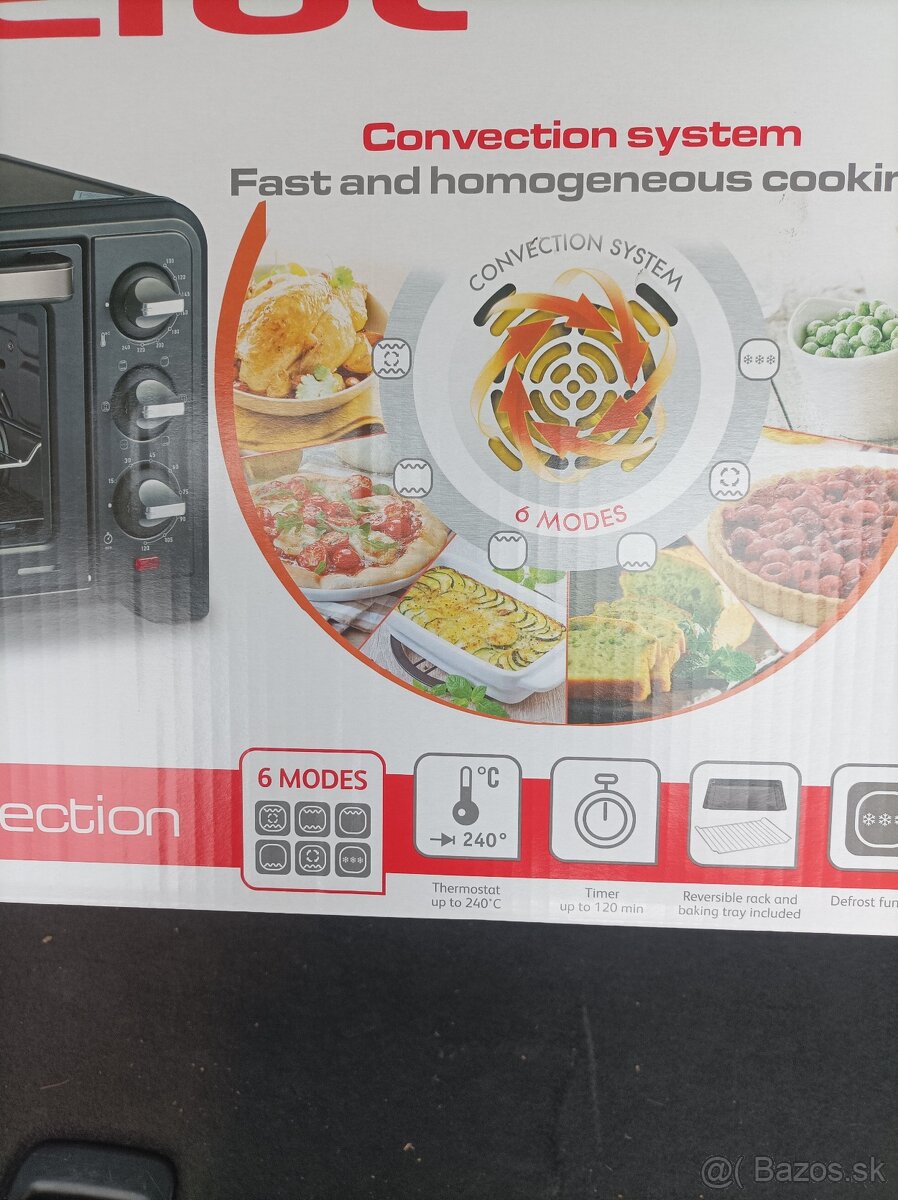 Mini rúra Tefal OPTIMO OF444834 čierna - 2