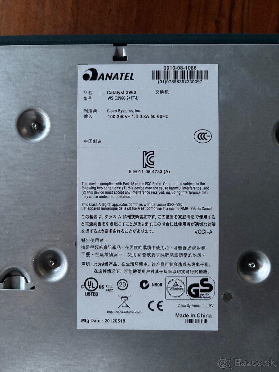 CISCO WS-C2960-24TT-L - 2