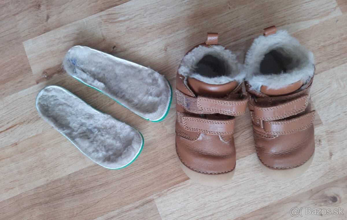 Detské zimné topánky Barefoot Bisgaard - 2