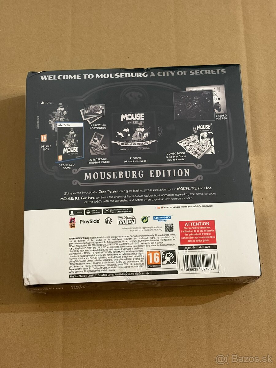 Mouse P.I. for Hire: Mouseburg Edition PS5 - 2