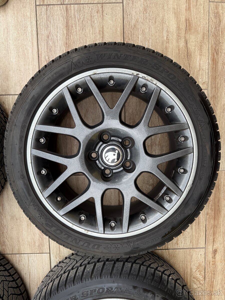 Predám set dvojdielných diskov BBS RS800 R17 5x112 - 2