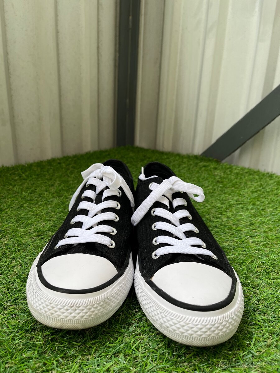 Sinsay dámske čierne plátenky č 39 - 2