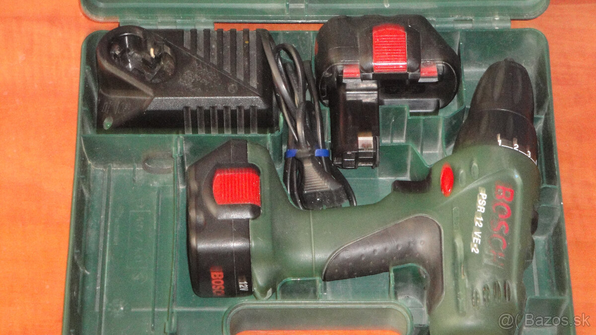 Predám BOSCH PSR 12, aku skrutkovač ... v Bratislave a okolí - 2
