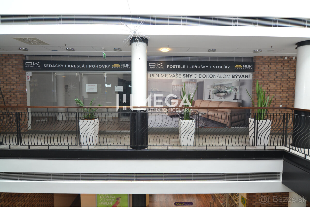 NOVÁ ZNÍŽENÁ CENA NA PRENÁJOM PRIESTOR 108,5 m² v OC Avenue - 2