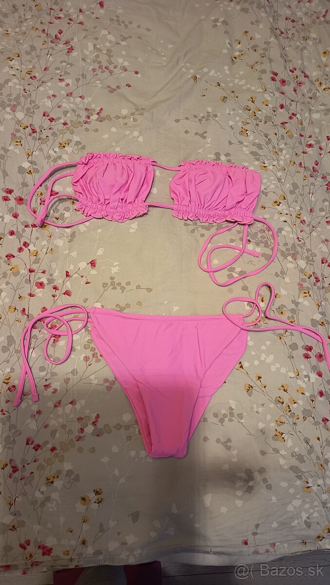 Dámske plavky nové veľkosť M ružové - 2