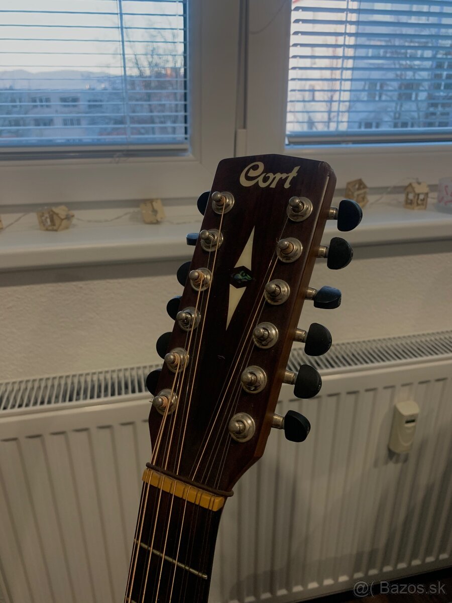 Elektroakustická 12strunová gitara Cort Earth 70E OP - 2