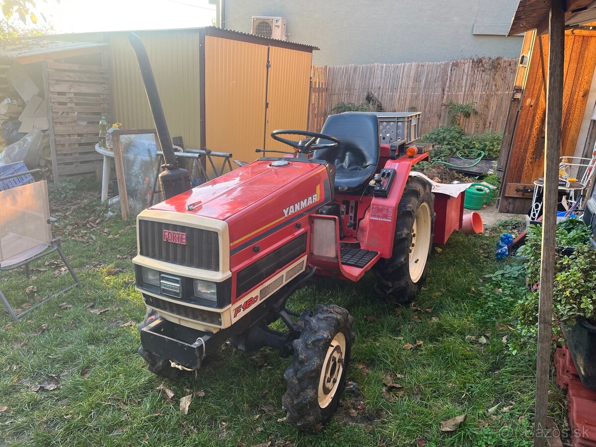 Predám traktor Yanmar f16 d s príslušenstvom - 2