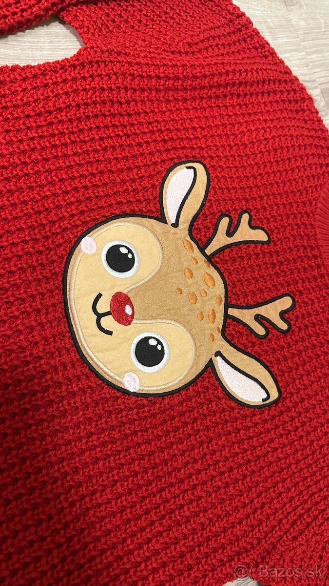 Vianočný sveter so sobikom - 2
