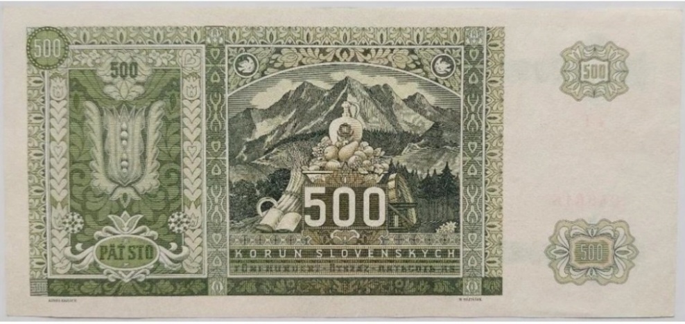 Bankovka 500 korun 1941 - 2