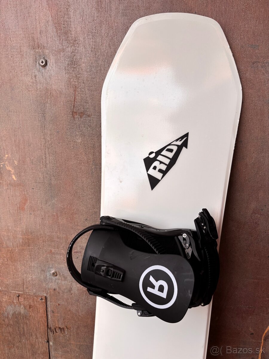 Snowboard s viazaním a topánkami RIDE - 2