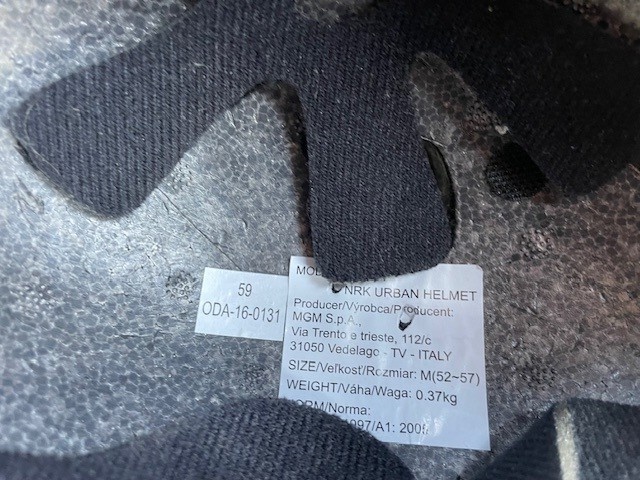 Detská biela helma - 2