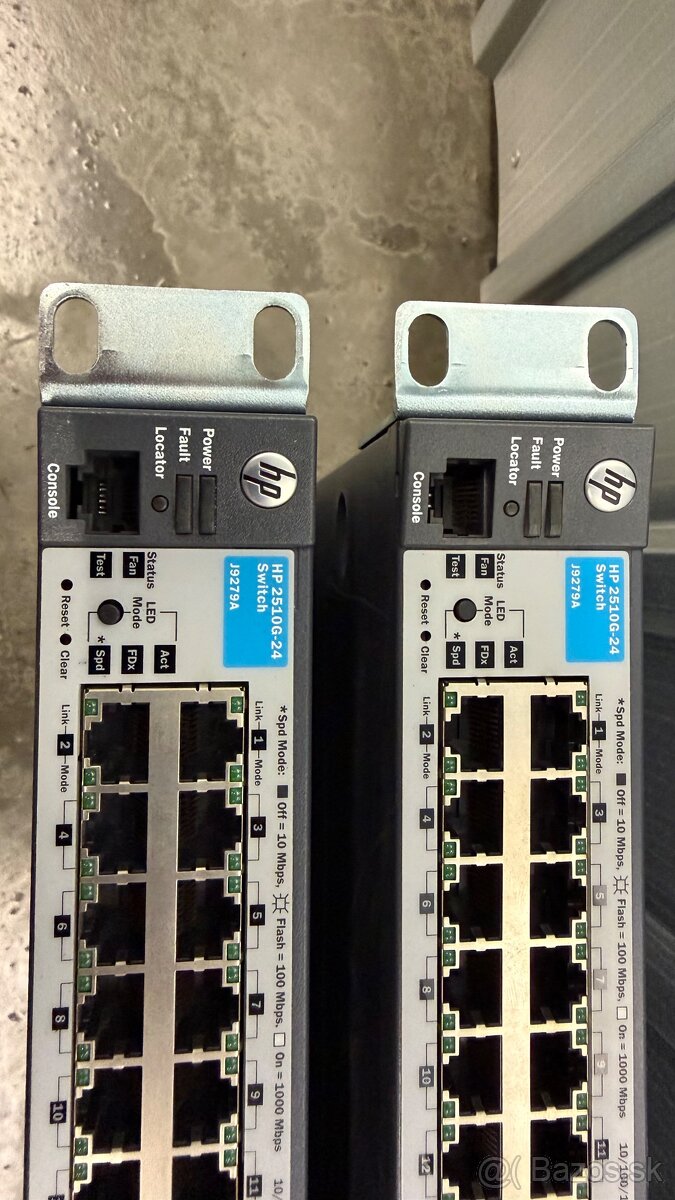 Predám switch HP2510G-24 J9279A - 2