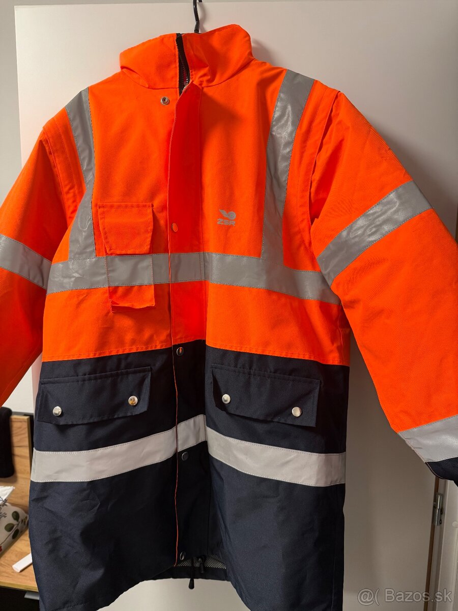 Výstražná pracovná bunda Rempo - 2