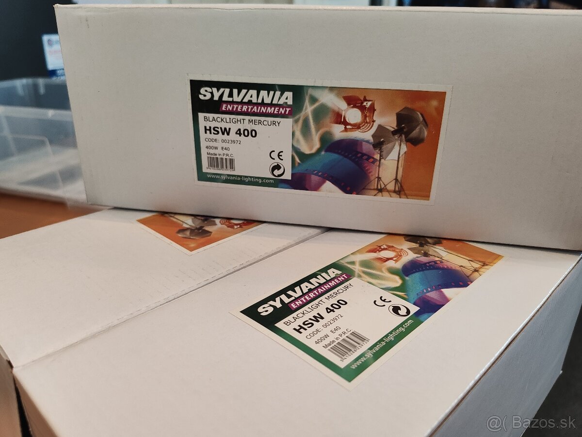 Sylvania Blacklight mercury HSW 400, 400W, E40 - 2