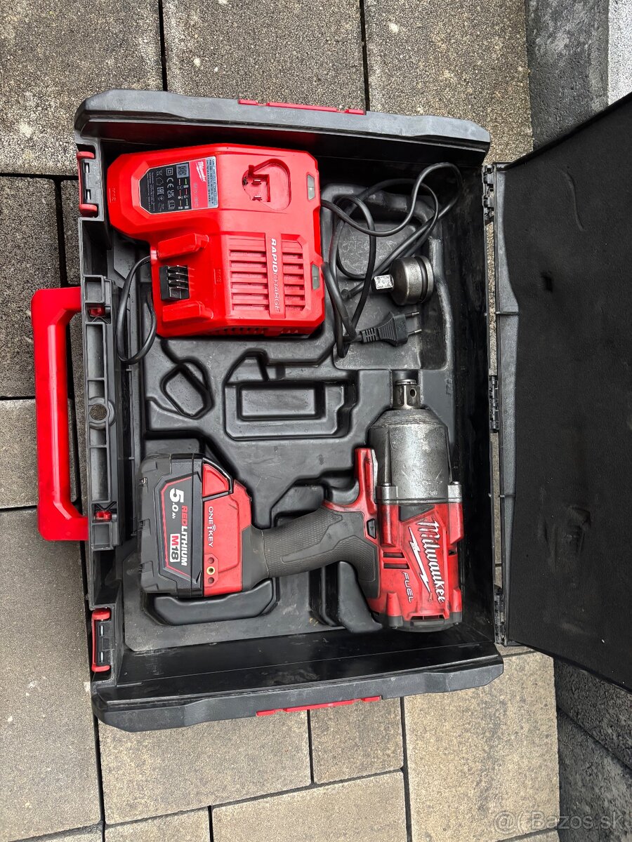 Milwaukee M18 FUEL rázový uťahovák – sada - 2