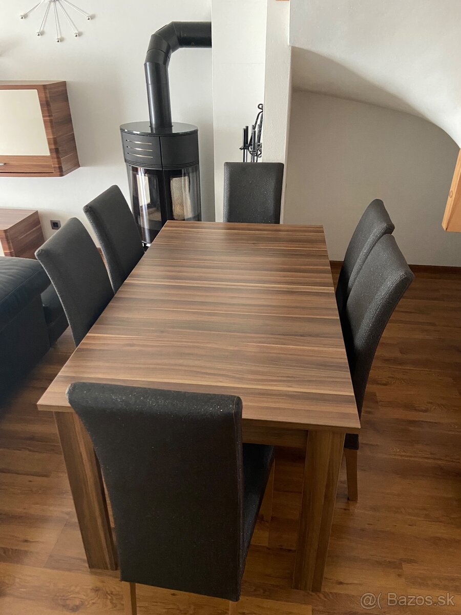 Stol a stoličky 6ks - 2