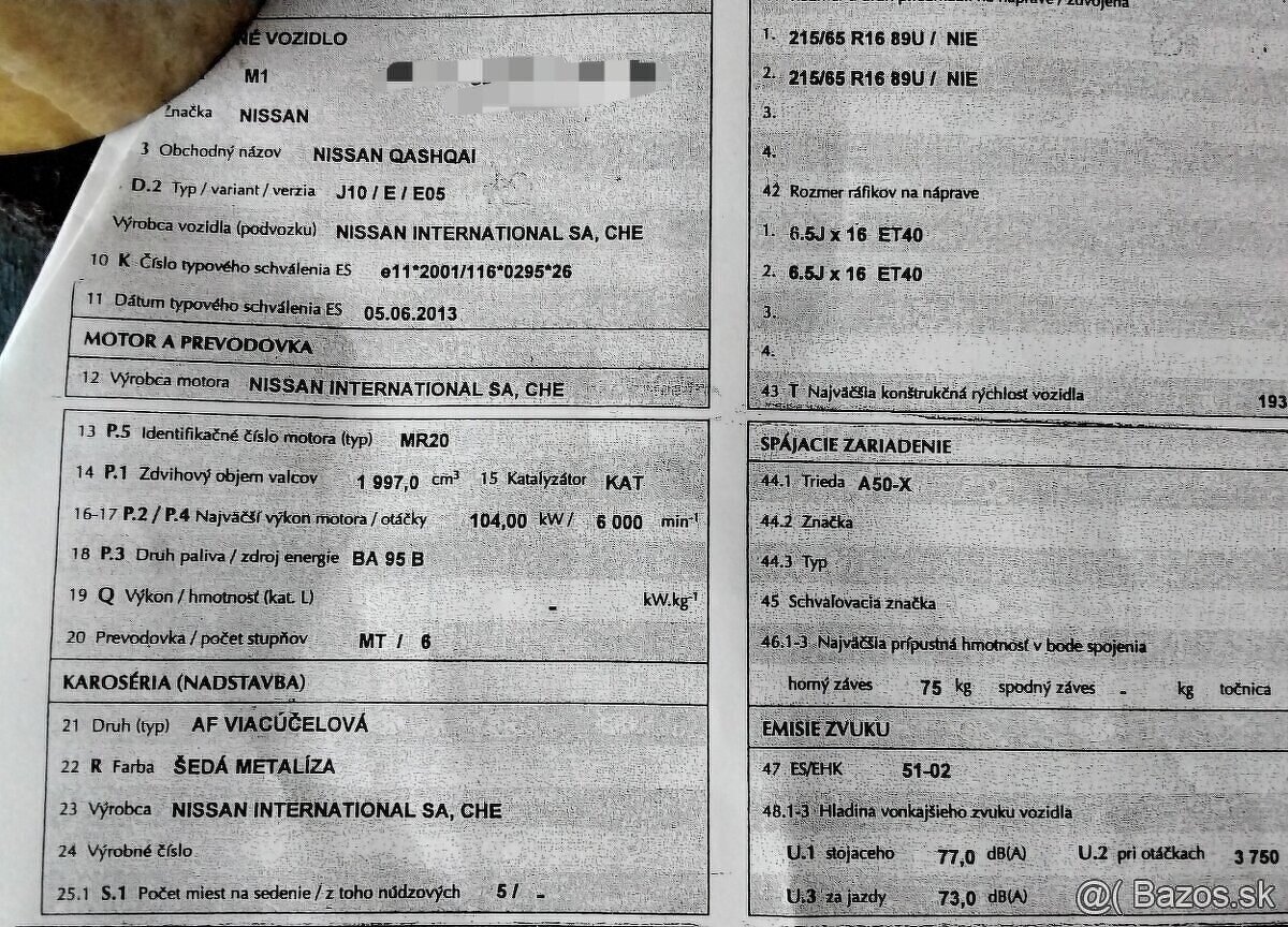 Nissan Qashqai 2.0 2013 4X4 predám SVETLO XENON, DVERE, NÁRA - 2