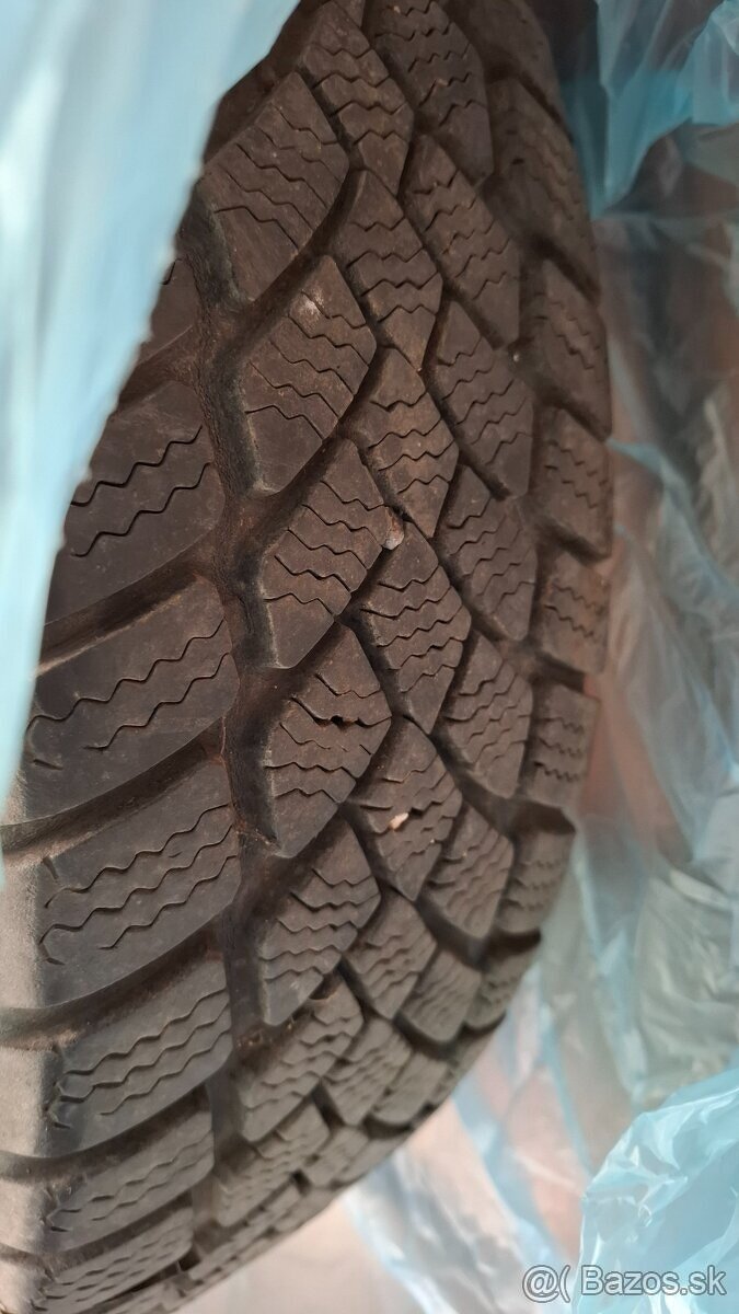 Predám zimné disky+pneu R14 165/70 - 2