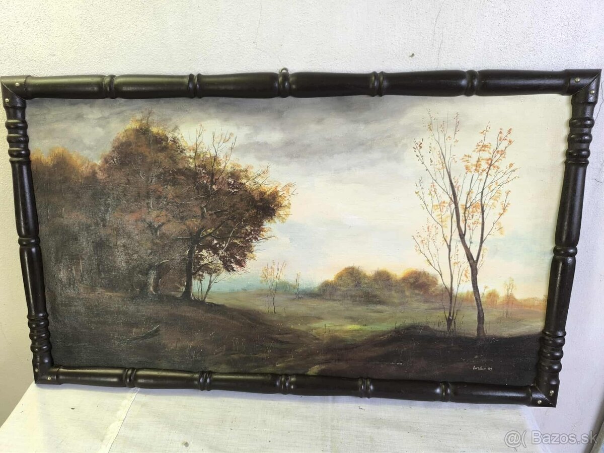 Stará olejomaľba - 2