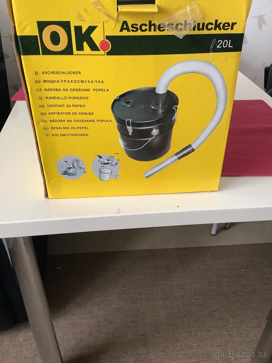 Nadoba na odsávanie. Popola. Nová - 2