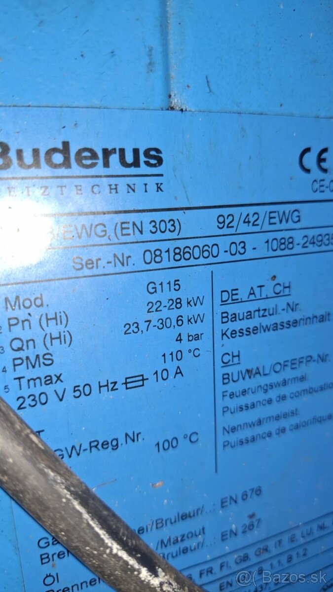 Kotol na olej Buderus Rozvoz cela SR po dohode - 2