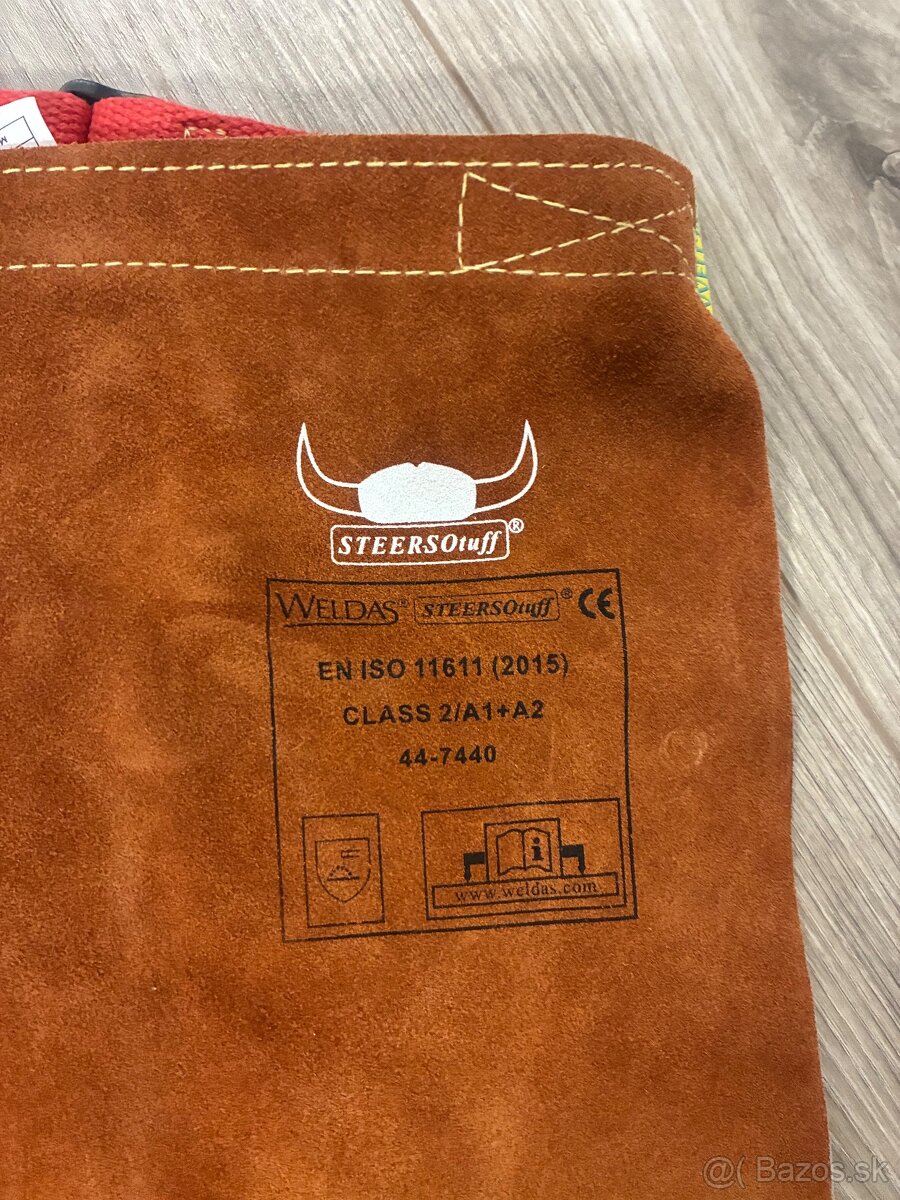 Zváračské kožené návleky na nohy - 2