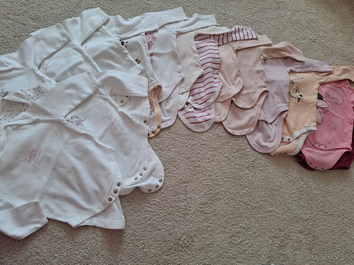 Balíček oblečenia 0-6m pre dievcatko - 2
