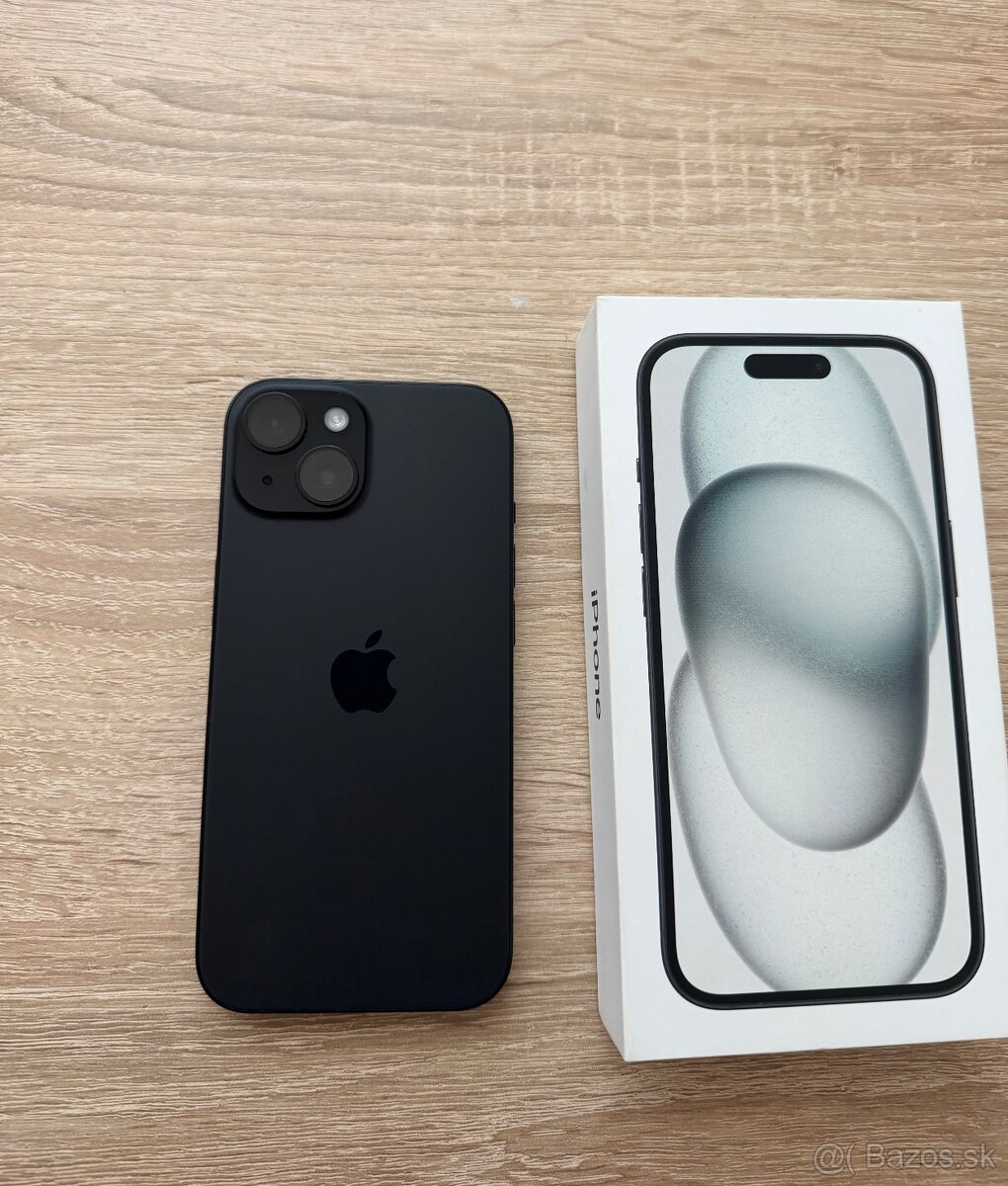 iPhone 15 256 GB čierny - 2