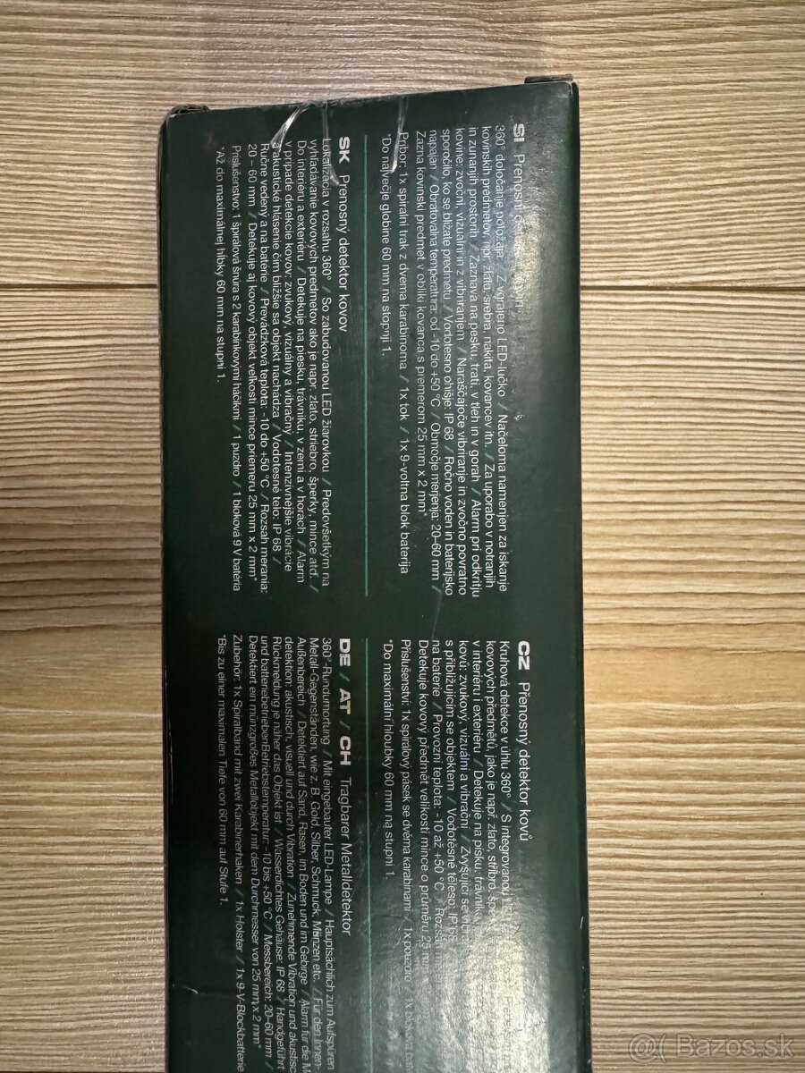 Predám PARKSIDE prenosný detektor kovov - 2