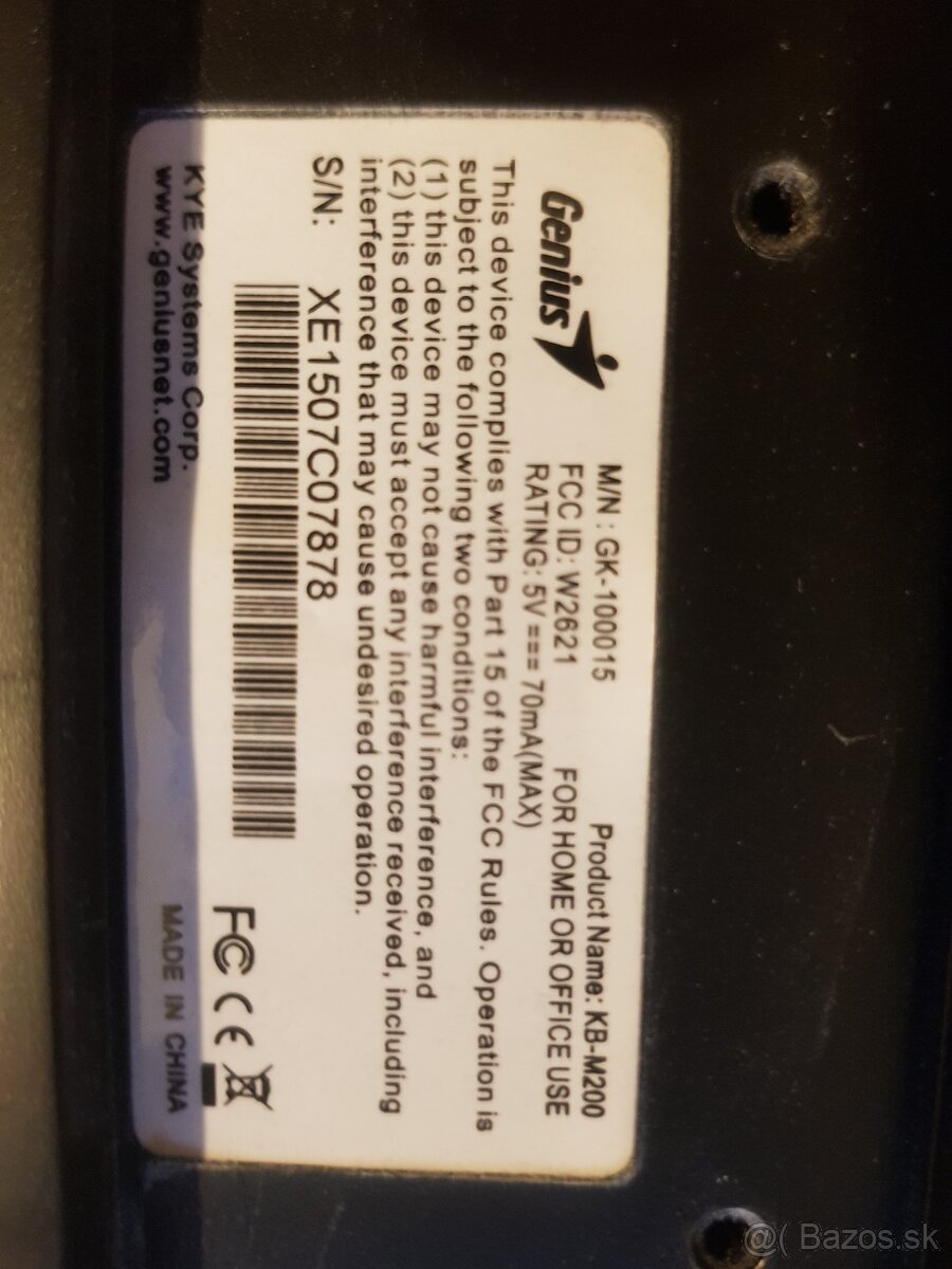 Klavesnica Genius KB-M200 - 2