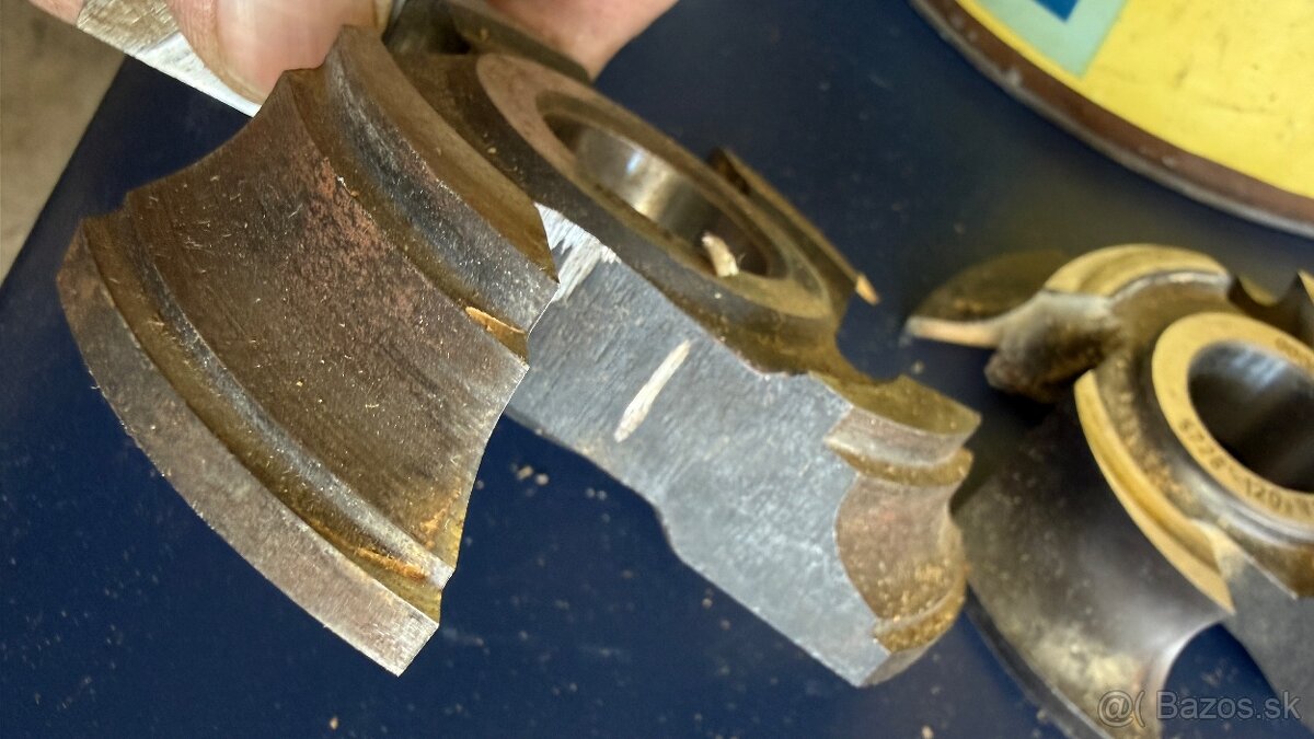 HSS profilové frézy 120 × 30 mm na spodnú frézu - 2