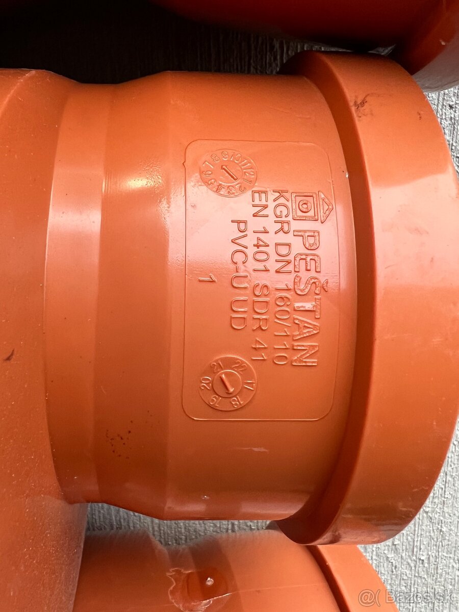 Kanalizačné PVC kolená, redukcie - 2