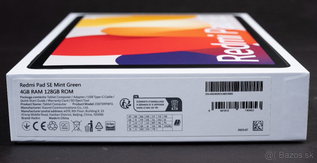 Predám 11" tablet Redmi Pad SE - 2