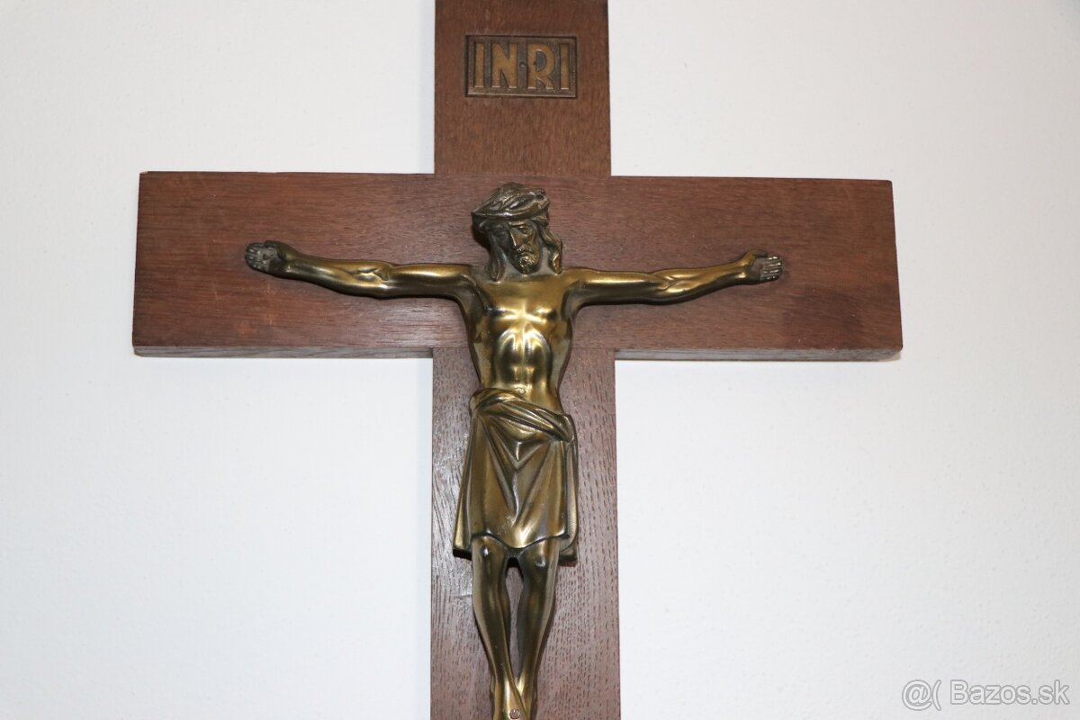 Krucifix Kříž Jezus Kristus INRI (824P) - 2