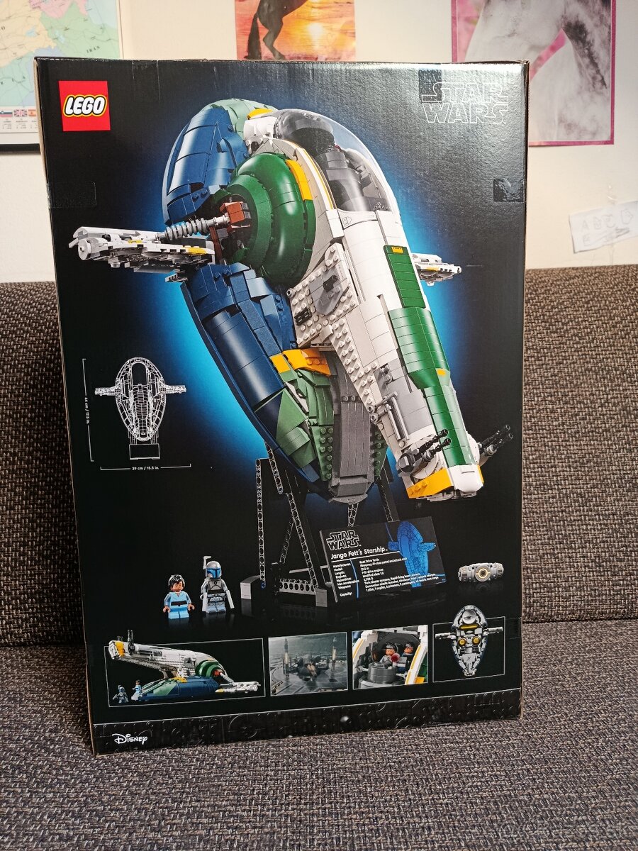 Jango Fett a jeho vesmírna loď triedy Firespray + darčeky - 2