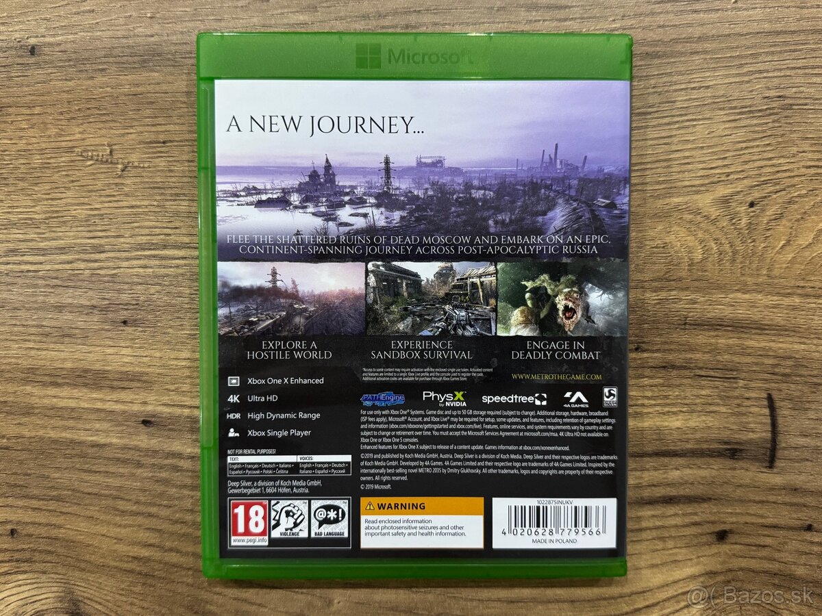 Hra Xbox One - Metro Exodus CZ - 2