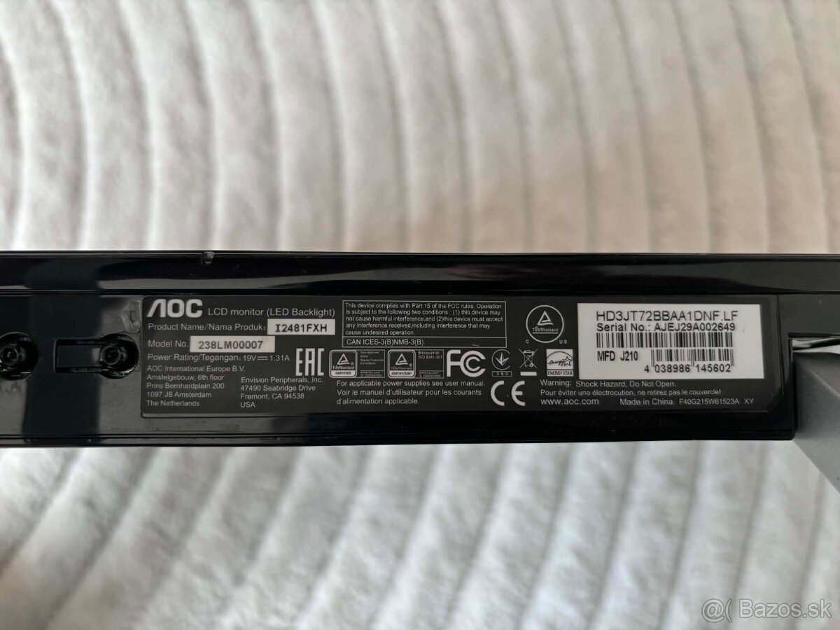 monitor AOC I2481FXH - 2