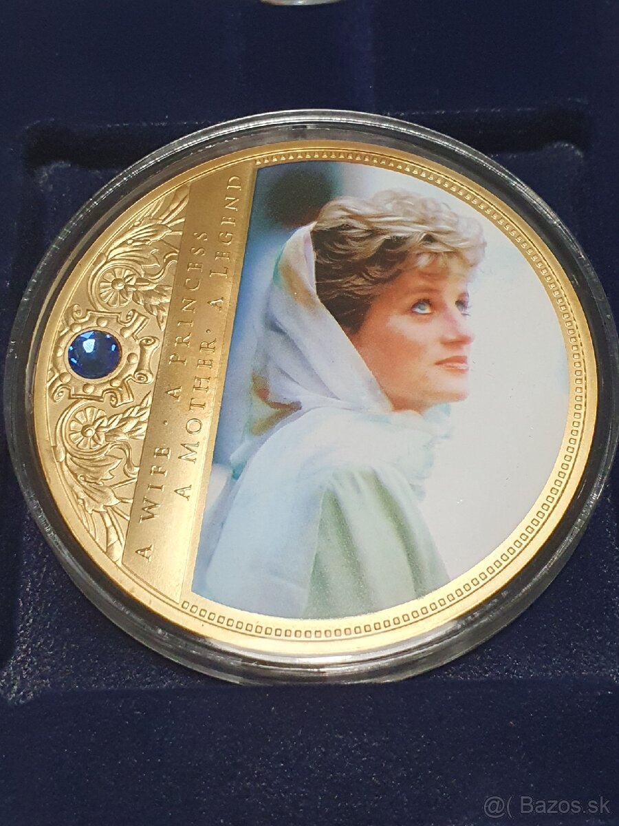 Medaile Lady Diana 4 ks 50€ - 2