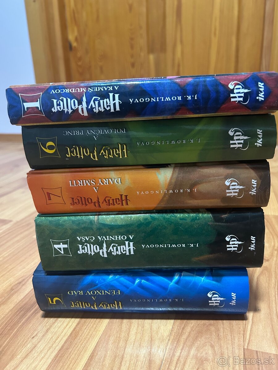 Harry potter prvé vydanie 1,4,5,6,7 - 2