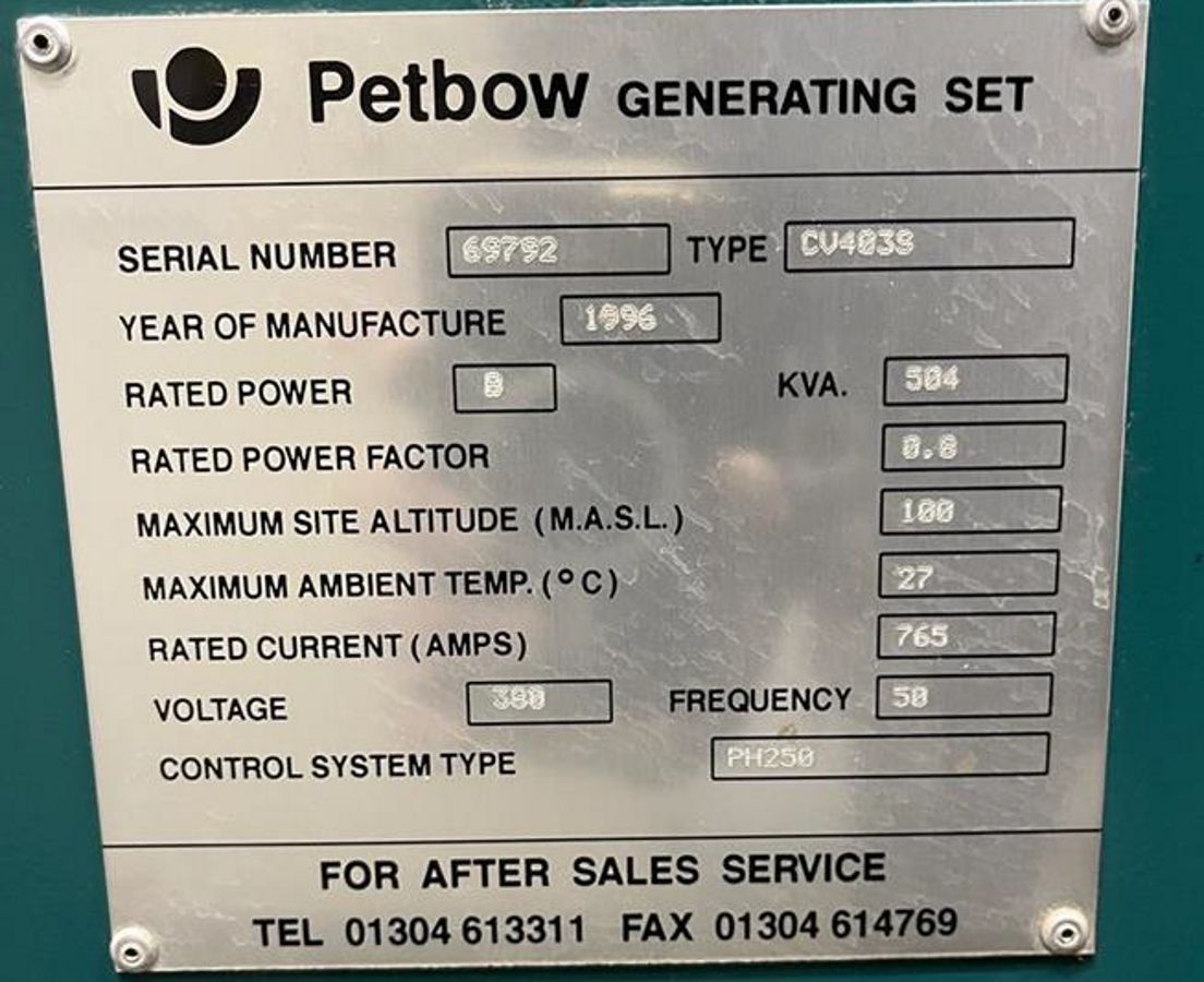 Generátor PETBOW CV403S - 2
