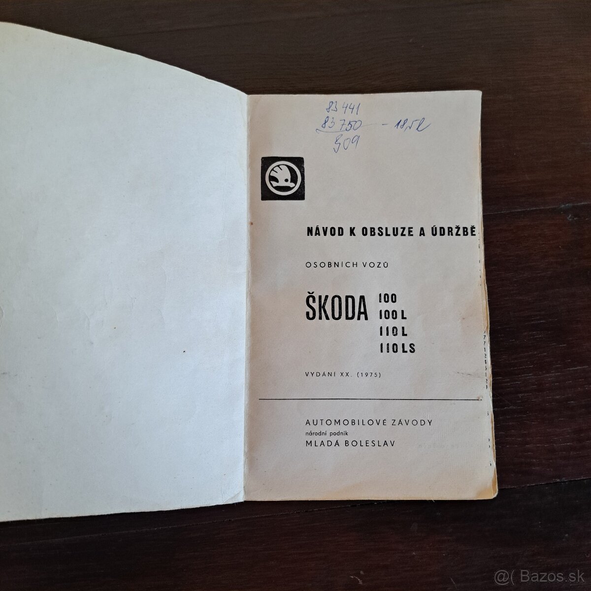 Príručka Škoda 100,100L,110L,110LS - 2