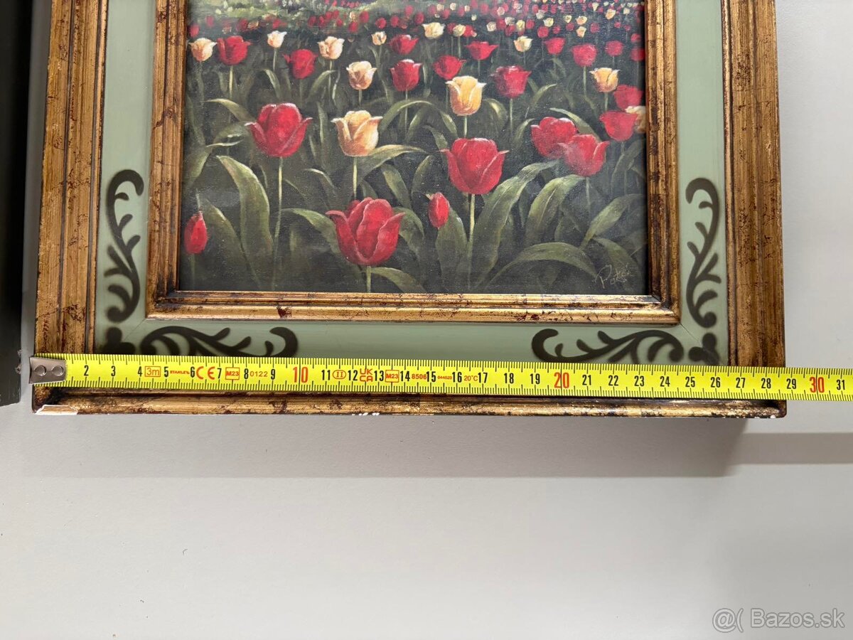 Obrazy - 2 druhy - tulipány alebo ovocie v mise - 2